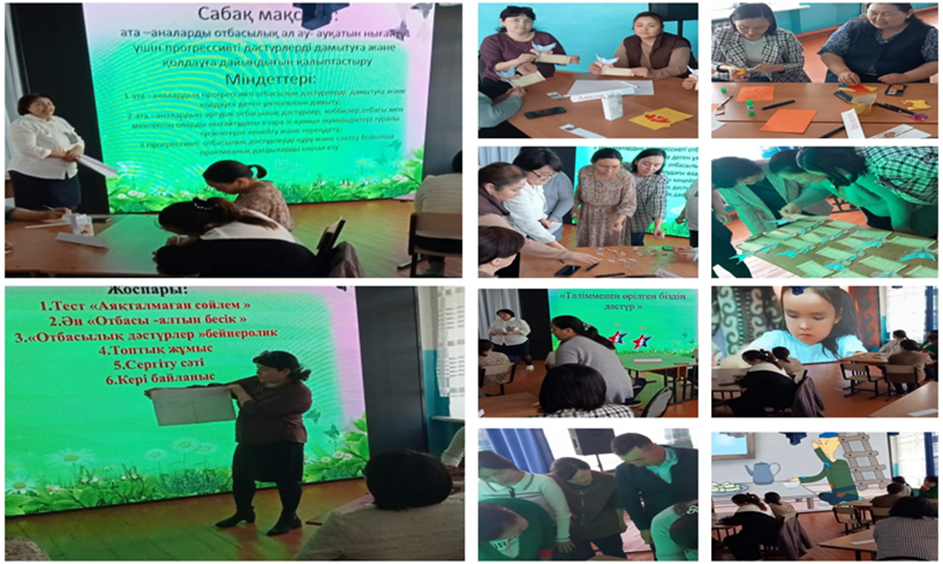 1-4сынып оқушыларының ата-аналарына арналған 8сабақ Тәлімменен өрілген біздің дәстүр Накенова Г